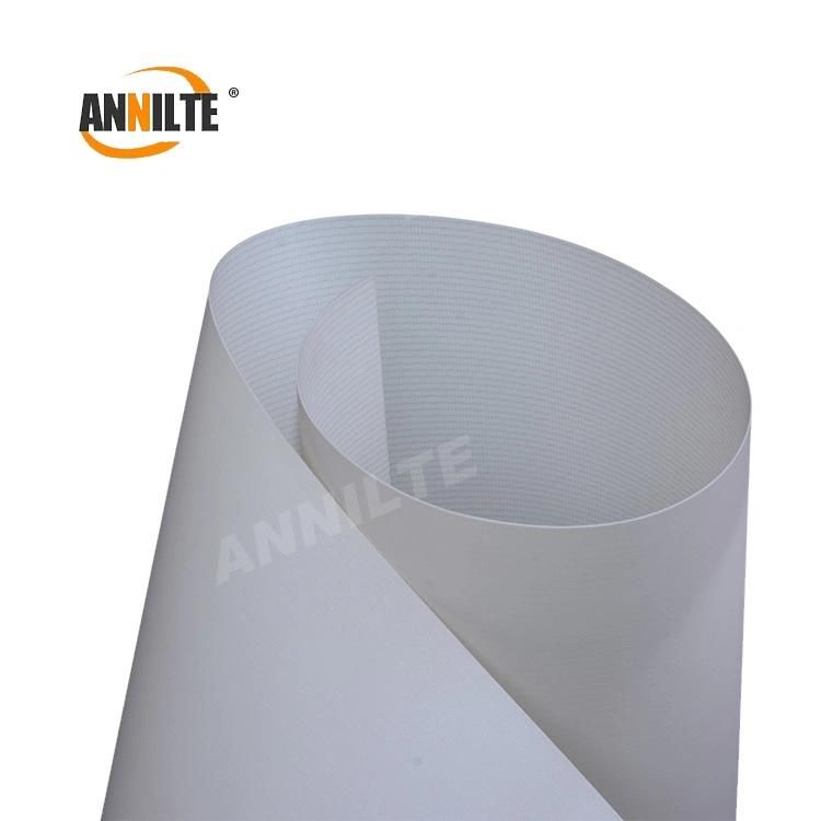 Annilte White PU Conveyor Belt for Food and Meat Glossy Type