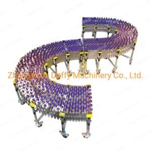Gravity Skate Wheel Plastic Roller Conveyor Load-Bearing 20kgs