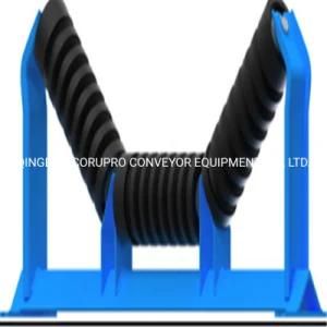 Best Quality Offset Inline Trough Impact Return Guide Idler Conveyor Roller