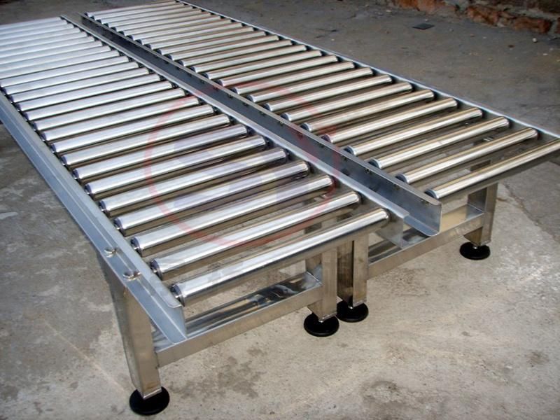 Automatic Idler Turn Roller Table Conveyor Stainless Steel Frame with New Design