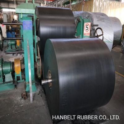 Quality Assured Ep300 Industrial Rubber Conveyor Belt with Polyester Canvas Reinforcement