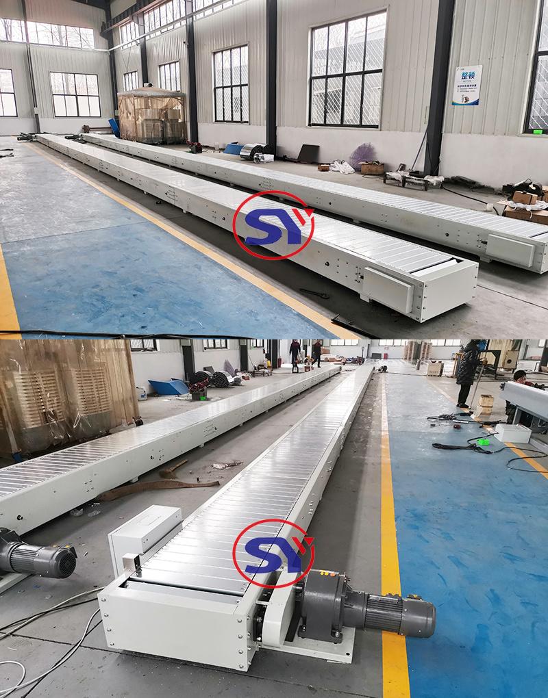 High Temperature-Resistance Plate Scraper Conveyor with Flights for Metal Scraps