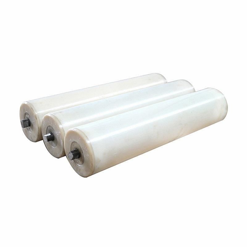 High Quality Dustproof Waterproof Carrier Plastic PE Roller HDPE/Upe Belt Conveyor Idler Roller Nylon Conveyor Rollers