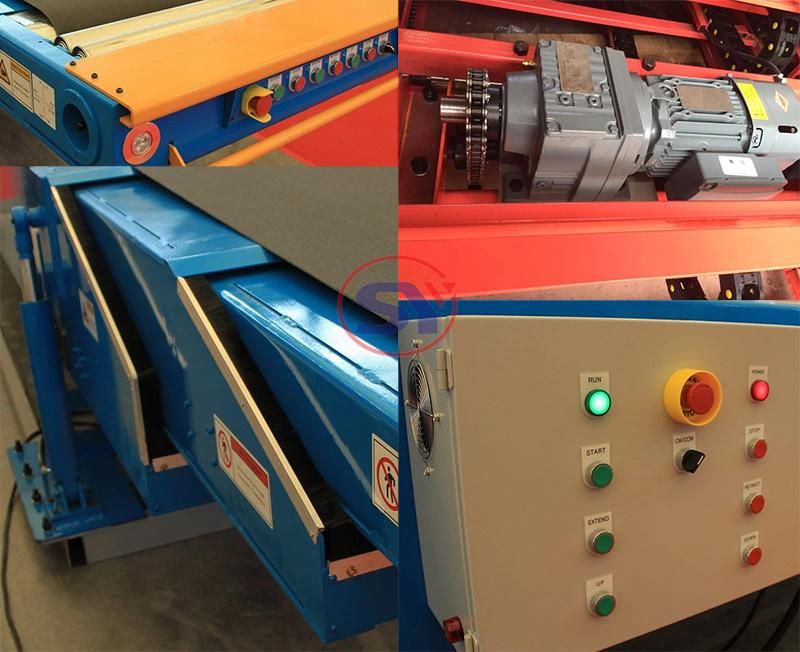 Courier Warehouse Automated Flexible Telescopic Belt Conveyor