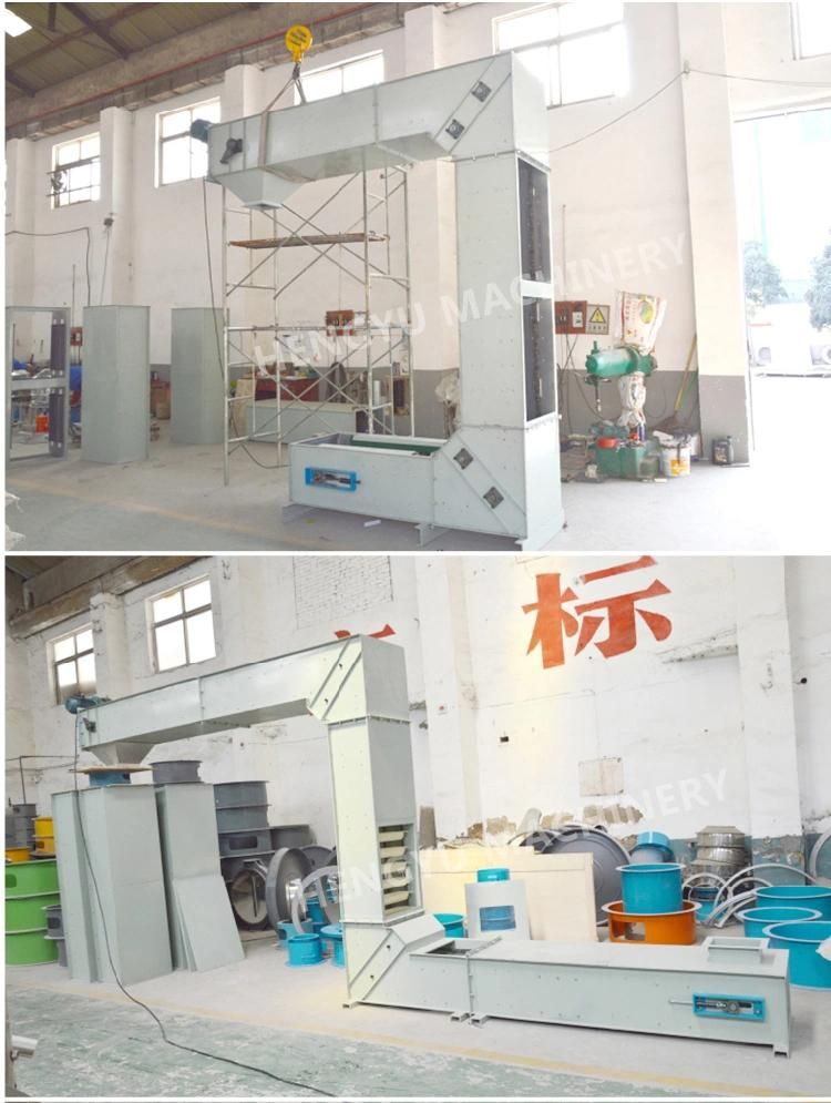 Activated Carbon Lifting Z Bucket Elevator Machine