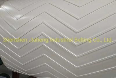 New Moulded Chevron Pattern Inclined PVC Conveyor Belt