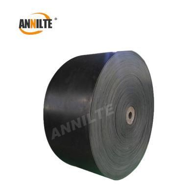 Annilte Ep400 Industrial 4 Ply Rubber Conveyor Belt for Stone Crusher