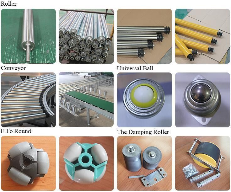 Steel/Ss/PVC /Rubber Gravity Conveyor Roller Driven Roller Manufacturer