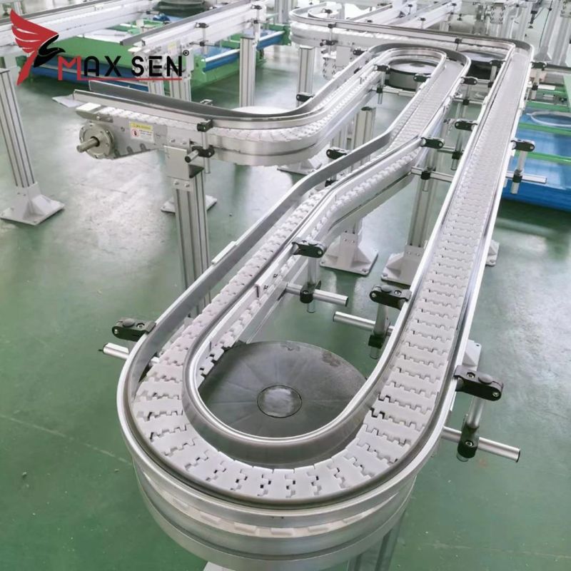 Flexible Fat Plastic Chain Conveyor Line System