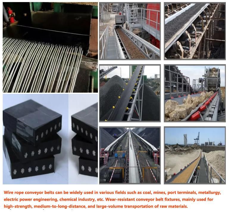 Concrete Elevator 5 Ply Flat Rubber Conveyor Belt49