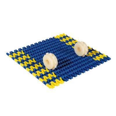 Radius Flush Grid Plastic Modular Belt (M2540)