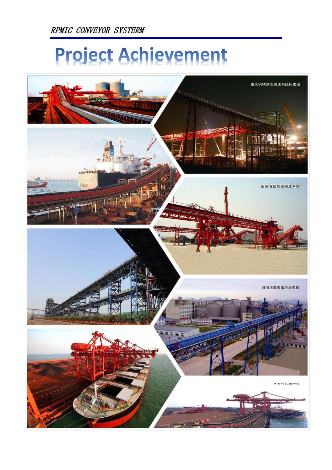 JIS/DIN Standard Steel Idler for Conveyor for Cement, Port, Power Plant Industries
