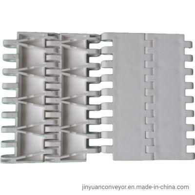 Open Hole Flat Top Modular Plastic Belt for Fish Industry