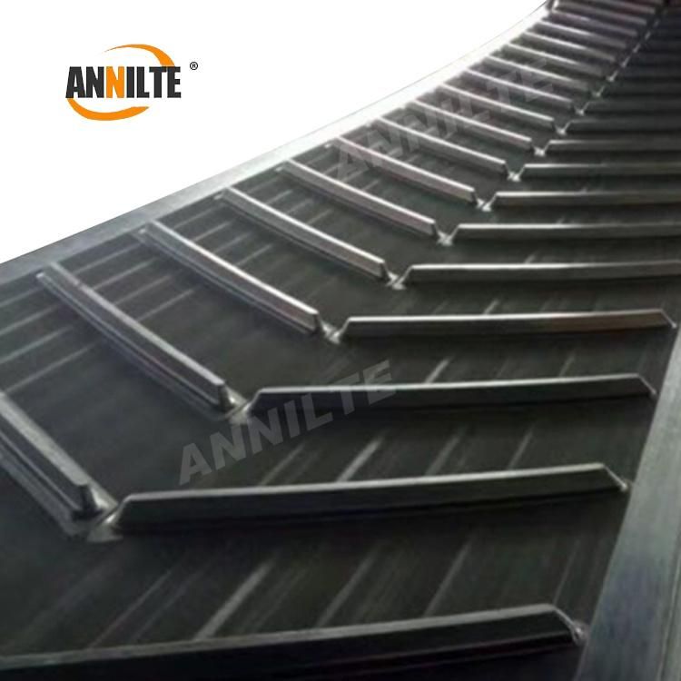 Annilte Manufacturer Custom Wholesale Black Chevron V Conveyor Belt Pattern Height 5mm-32mm