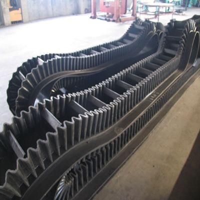 Rubber Sidewall Cleated Rubber Conveyor Belt for Coal