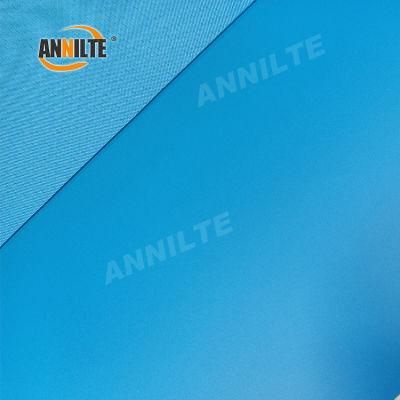 Annilte Factory Light Oils Resistance Blue Polyurethane/PU Food Grade Conveyor Belt