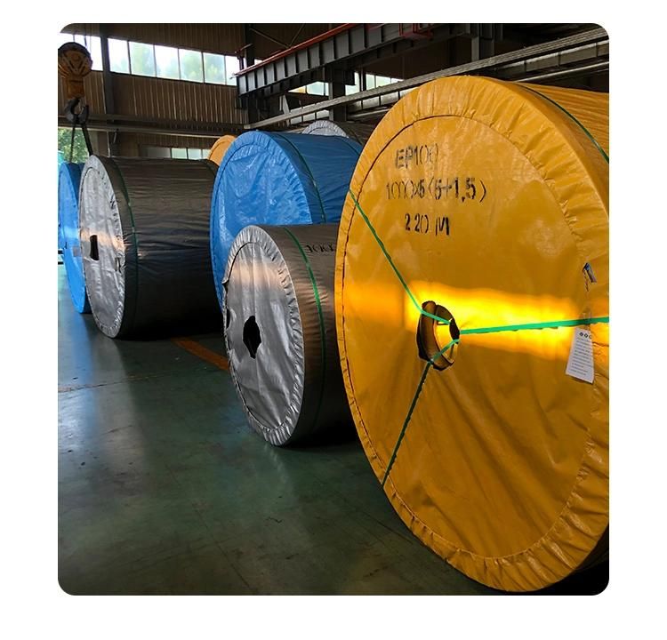 Customizable Factory Price Ep200/250/300 Polyester Conveyor Belt for Stone Crusher