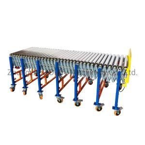 High Stability Timing Belt Driving Motorized Steel Rollers Pallet Conveyor