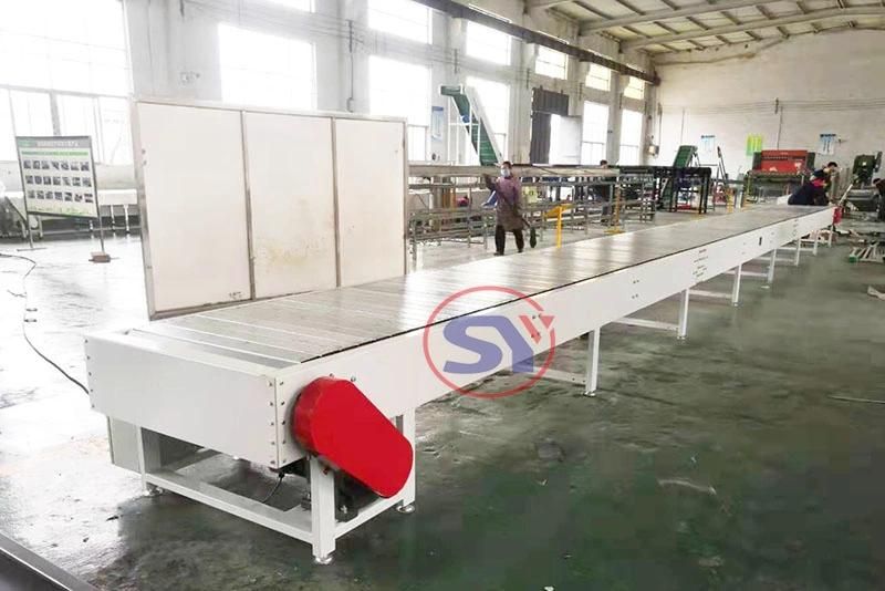 Multi-Disc Chain Plate Conveyor with Adjustable Side Guides