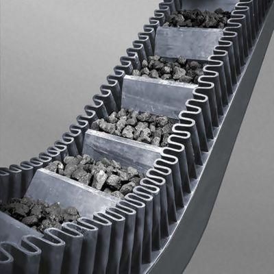 Sidewall Ep Metal Conveyor Belt for Transporting Sand and Cement Patterned Conveyor Belt