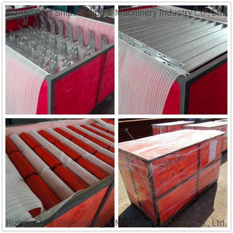 Good Performance Cushioning Performance Conveyor Frame for Grain /Mining Transport