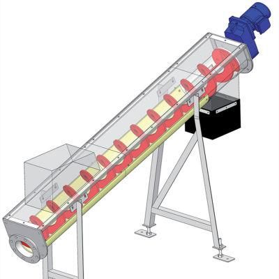 The Screw Conveyor For Heavy Loads