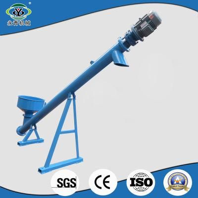 Inclined Small Auger Conveyor for Sand Loading