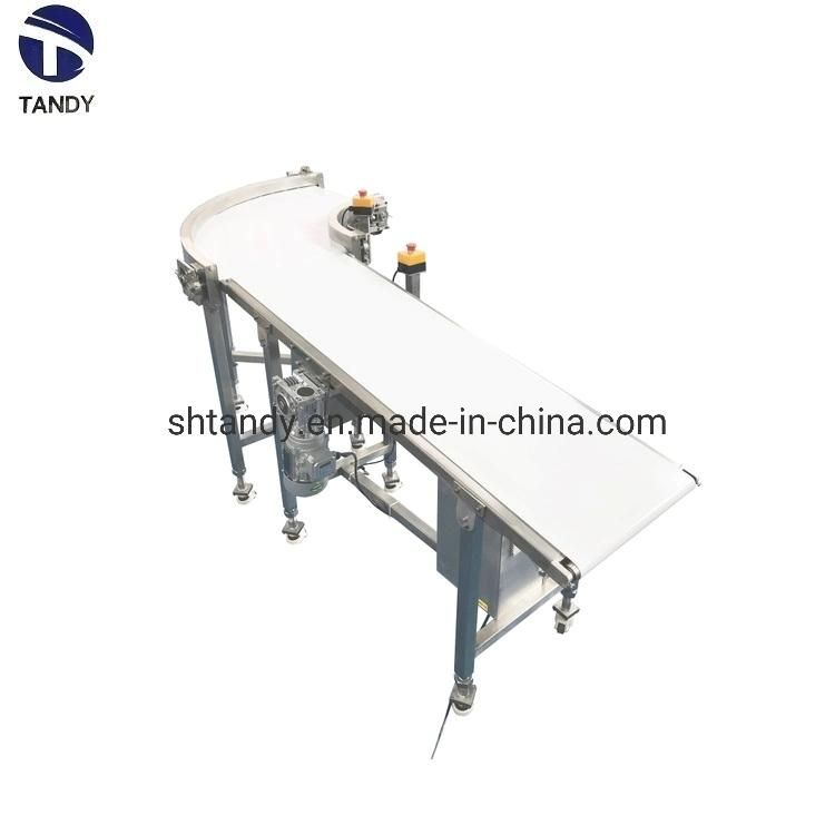 Vegetable/ Fruit/ Meat Transportation Flexible Belt Conveyor