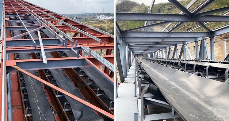 Good Selling Belt Conveyor Steel Idler Roller Support Frames