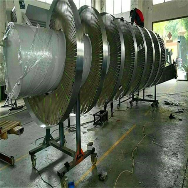 High Capacity PVC/PU/Rubber Oil Resistant Heat Resistant Fire Resistant Spiral Conveyor for Food Production