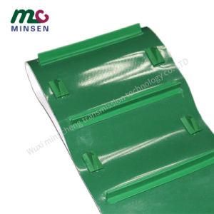 Factory Green PVC/PU/Pvk Light Duty Industrial Conveyor/Transmission Belting/Belt with Baffle Plate