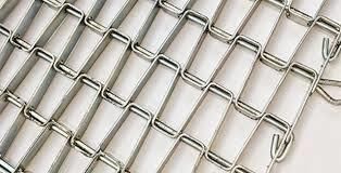 Stainless Steel Mesh Tape Spiral Chain Conveyor Belt with Transverse Baffle