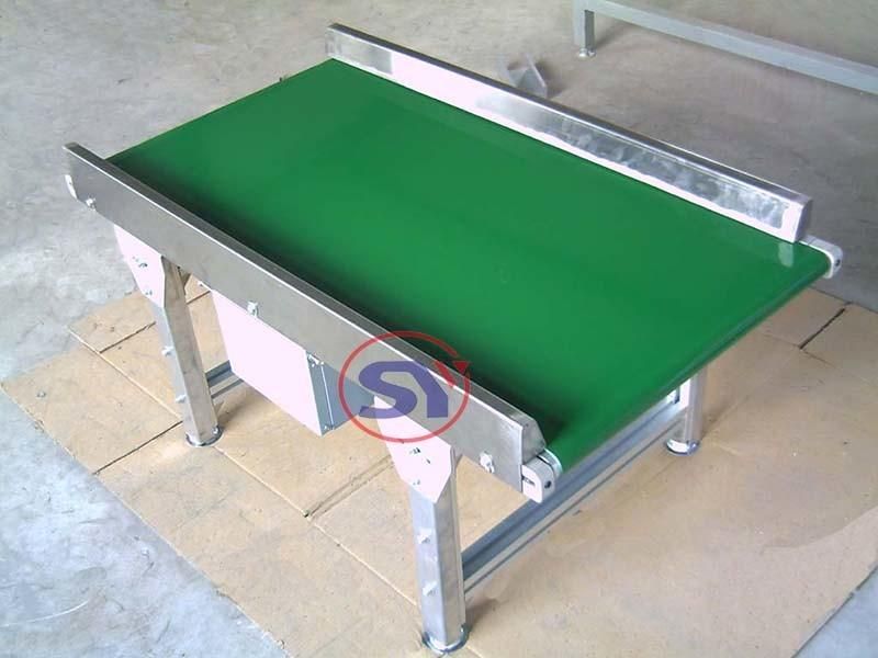 Food Grade Blue PU Belt Sorting Conveyor for E-Commerce Distribution