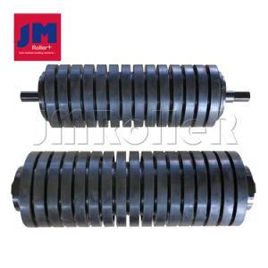 Rubber Coated Conveyor Rollers Impact Roller