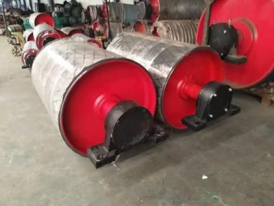 Cema Standard Belt Conveyor Bend Pulleys with Rubber for Conveyor