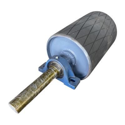 Customized Top Quality Grooved Lagging Belt Conveyor Pulley Made in China