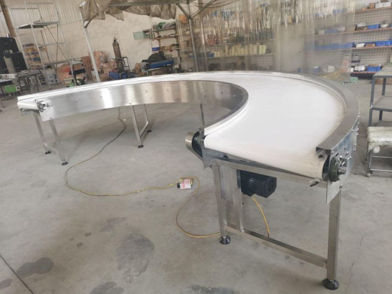 Chinese Manufacturers Turning and Straight Plastic Modular Belt Conveyor System