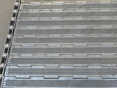 Made in China Perforated Metal Plate Conveyor Belt