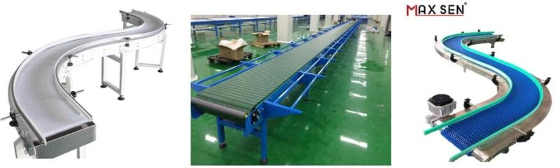 Modular Plastic Belt Conveyor with Variable Speed From Conveyor Manufacturer