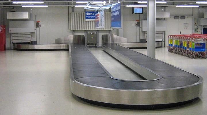 Departure Airport Luggage Passenger Baggage Turntable System