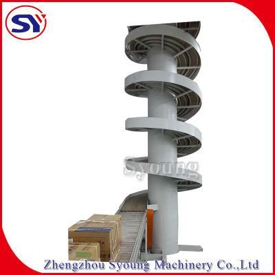 Modular POM Plate Lifting Screw Conveyor Elevator for Metallurgy Industry