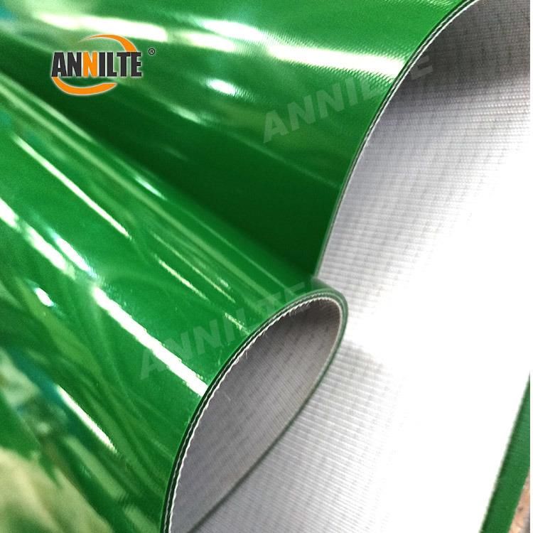 Annilte Customized Size Green Color PVC Material Conveyor Belt