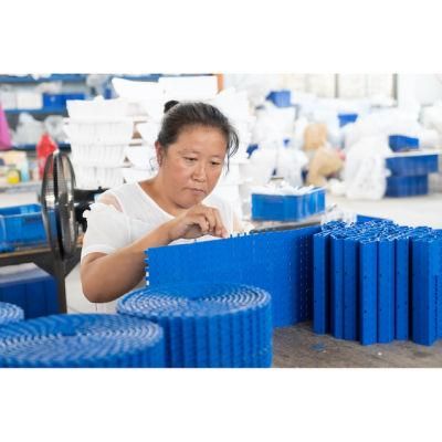 Flexible Turning Plastic Conveyor Belt with Rollers for Packing Sorting Machine