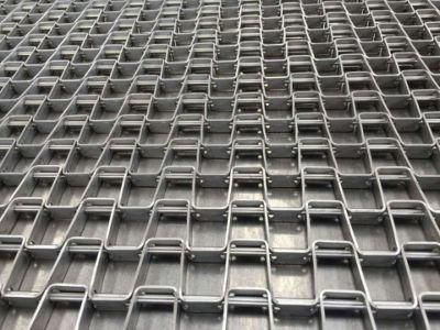 Stainless Steel Mesh Horseshoe Chain Conveyor Belt for Heat Treatment