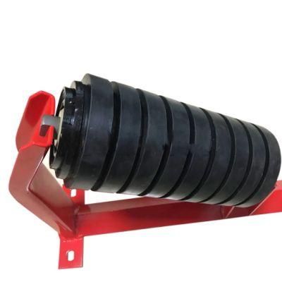 CE Impact Idler Conveyor Rubber Roller Idler for Belt Conveyor System
