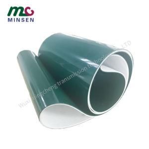 Factory Food Grade Dark Green PVC/PU/Pvk Light Duty Industrial Conveyor/Transmission Belting/Belt