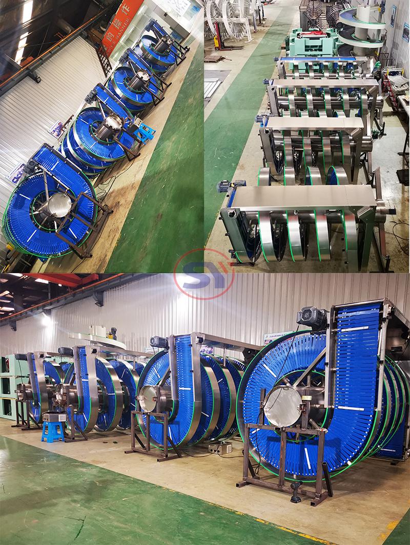 Carbon Steel/Stainless Steel/Plastic Belt Spiral Conveyor China Supplier