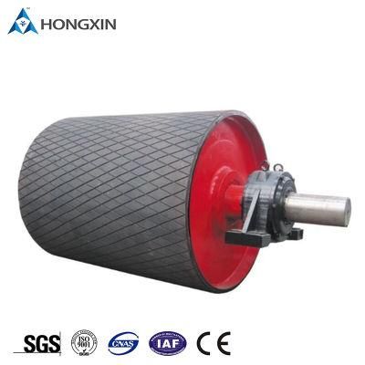 High Wear Resistant Cn Layer Conveyor Diamond-Pattern Rubber Lagging Head Pulley Lagging Bond on Lagging Grooved Drum Lagging