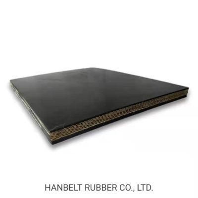 Hot Sale Ep630/4ply Rubber Conveyor Belt Reinforced with Polyester Canvas