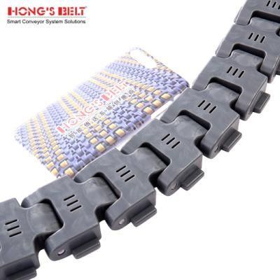 Hongsbelt HS-F3000B-TAB Side Flexing Knuckle Chain for Beverage and Package Industry
